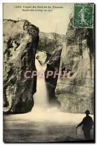 Cartes postales Ligne du Sud de la France Saut du Loup