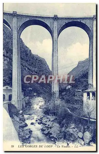 Cartes postales Les Gorges du Loup Le Viaduc