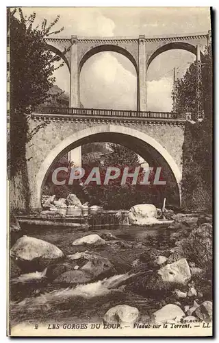 Cartes postales Les Gorges du Loup Viaduc sur le Torrent