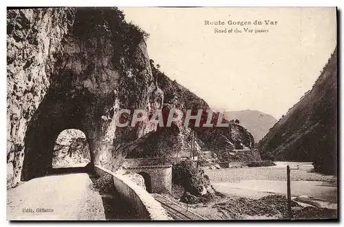 Cartes postales Route Gorges du Var