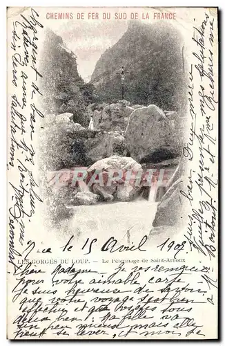 Cartes postales Les Gorges du Loup Le pelerinage de Saint Arnoux