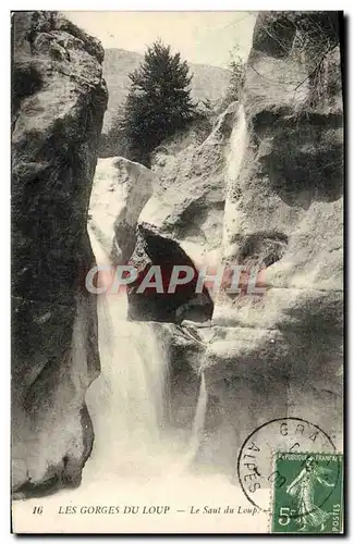 Ansichtskarte AK Les Gorges du Loup Le Saut du Loup