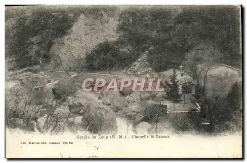 Cartes postales Gorges du Loup Chapelle St Arnoux