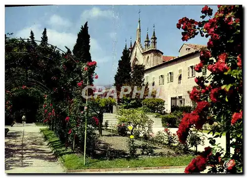 Cartes postales moderne Nice Capitale Mondiale du Tourisme La roseraie dans les jardins du monastere de Cimiez