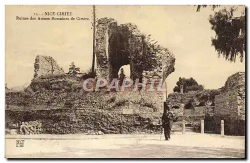 Ansichtskarte AK Nice Cimiez Ruines des Arenes Romaines de Cimiez