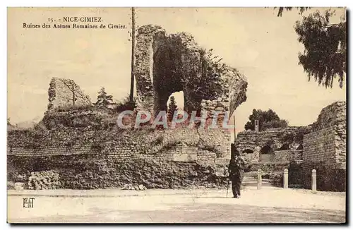 Cartes postales Nice Cimiez Ruines des Arenes Romaines de Cimiez