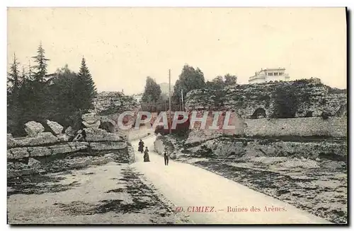 Cartes postales Cimiez Ruines des Arenes