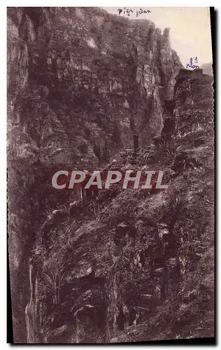 Cartes postales Detail de rochers Gorges de Daluis