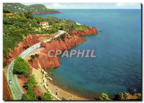 Cartes postales moderne La Corniche d&#39or Rochers rouges de l&#39Esterel