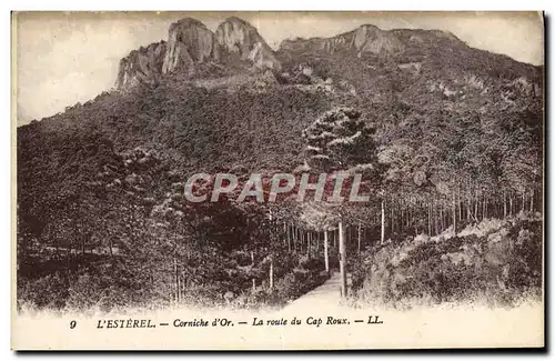 Cartes postales L&#39Esterel Corniche d&#39Or La route du Cap Roux