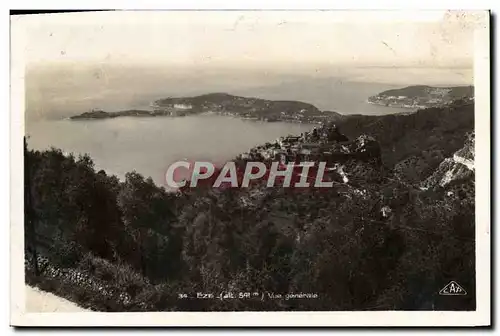 Cartes postales Eze Vue generale