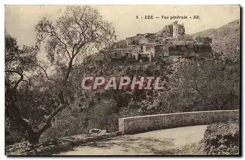 Cartes postales Eze Vue generale