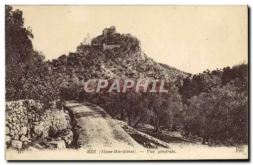 Cartes postales Eze Vue generale