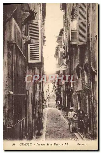 Cartes postales Grasse La rue Sans Peur Enfants