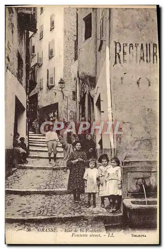 Ansichtskarte AK Grasse Rue de la Fontette Enfants