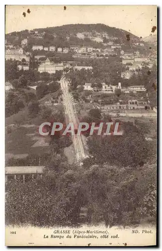 Cartes postales Grasse La Rampe du Funiculaire cote sud