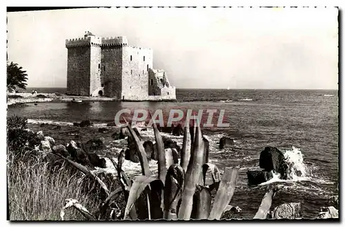 Ansichtskarte AK Environs de Cannes Ruines du vieux chateau de l&#39abbaye de Lerins