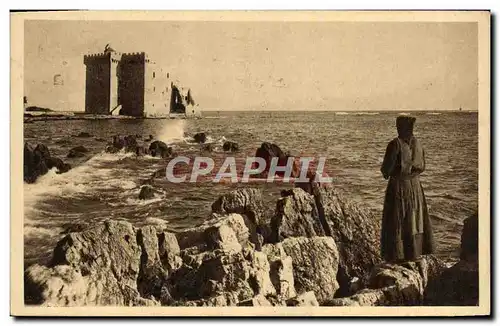 Cartes postales Abbaye de N D de Lerins lle Saint Honorat Devant l&#39immensite