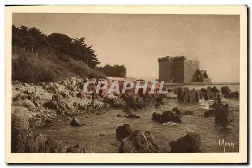 Ansichtskarte AK Ile Saint Honorat La Monastere fortifie