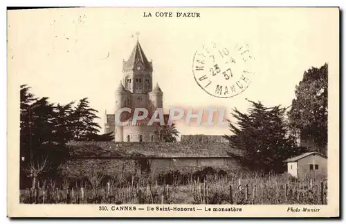 Cartes postales Cannes Ile Saint Honorat Le Monastere