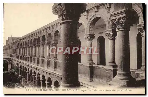 Ansichtskarte AK Ile St Honorat Abbaye de Lerins Galerie du Cloitre