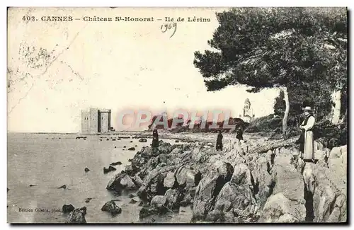 Cartes postales Cannes Chateau St Honorat lle de Lerins