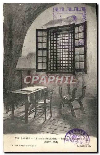 Cartes postales Cannes lle Sainte Marguerite Prison du masque de fer