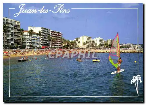 Cartes postales moderne Juan les Pins Vue generale La plage