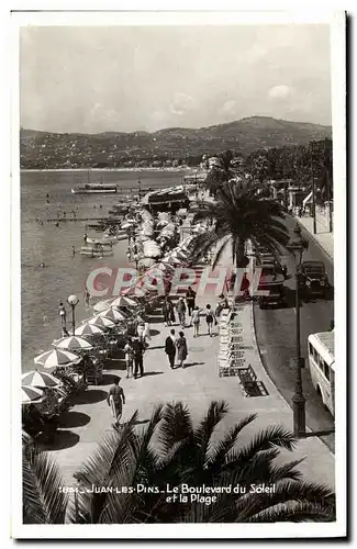 Cartes postales Juan les Pins Le Boulevard du Sateil et la Plage