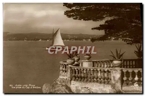 Ansichtskarte AK Juan les Pins Vue prise du Cap d&#39Antibes