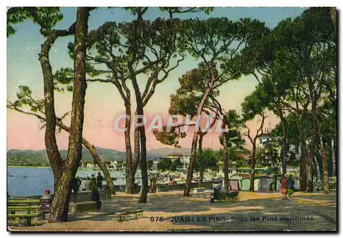 Cartes postales Juan les Pins Sous les Pins Maritimes