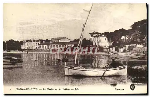 Cartes postales Juan les Pins Le Casino et les Villas