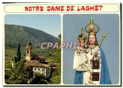 Moderne Karte Notre Dame de Laghet Le monastere