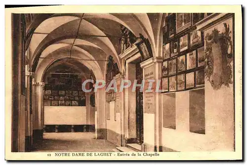 Cartes postales Notre Dame de Laghet Entree de la Chapelle