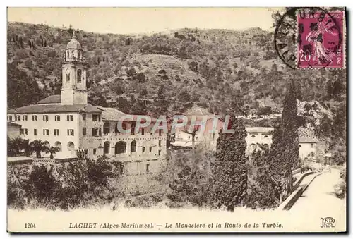 Ansichtskarte AK Laghet Le Monastere et la Route de la Turbie