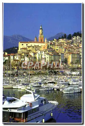 Cartes postales moderne Menton Cote D&#39Azur La vieille ville