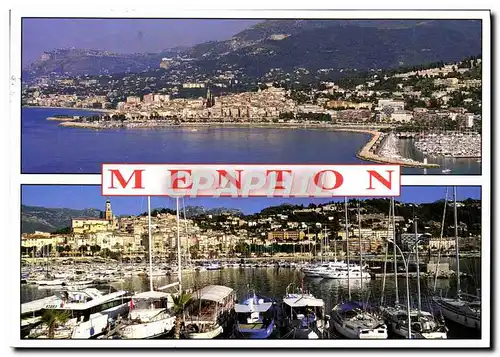 Cartes postales moderne Menton Cote d'Azur
