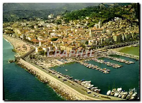 Moderne Karte Menton Vue Generale Le Nouveau Port