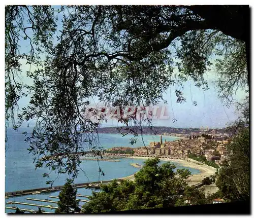 Cartes postales moderne Menton Perle de France Echappee sur la ville et les ports de plaisance