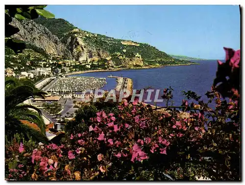 Cartes postales moderne Menton Garavan Cote D&#39Azur Le port