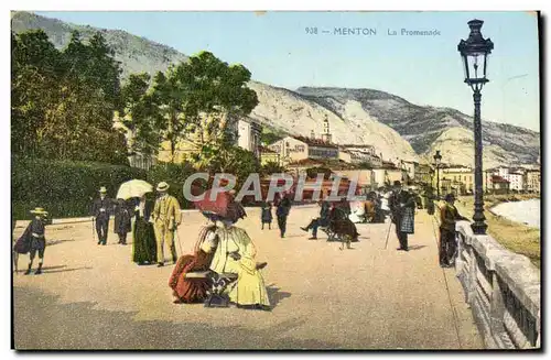 Cartes postales Menton La Promenade