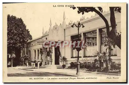 Cartes postales Menton Le Casino Municipal