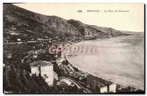 Cartes postales Menton La Baie De Garavan