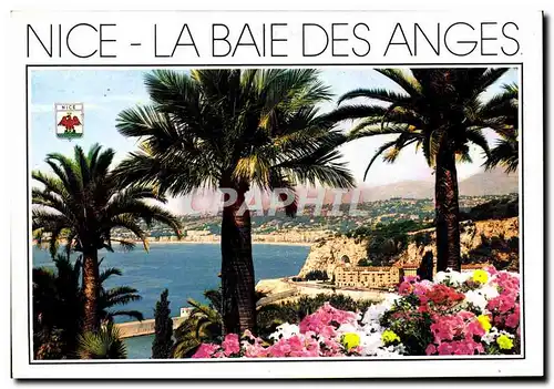 Moderne Karte Nice La Baie Des Anges