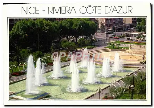 Cartes postales moderne Nice Rivera Cote D&#39Azur Les jardins de l&#39esplanade du Paillon