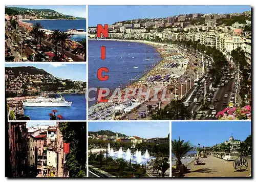 Cartes postales moderne Nice La Cote D&#39Azur French Riviera