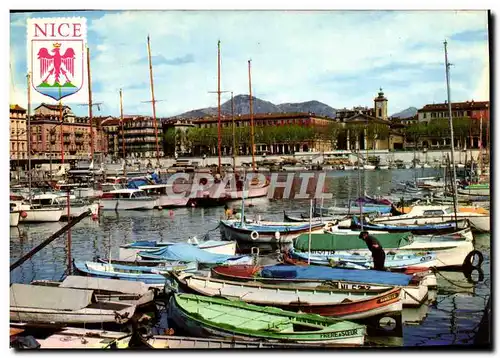 Cartes postales moderne Nice Le Port L&#39Eglise et la Place Bateaux