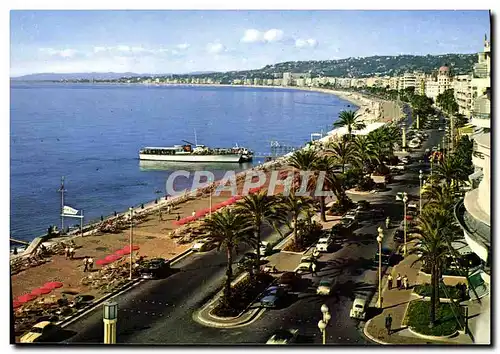 Cartes postales moderne Nice La Promenade Des Anglais de L&#39Hotel Ruhl au depart d&#39une promenade en mer