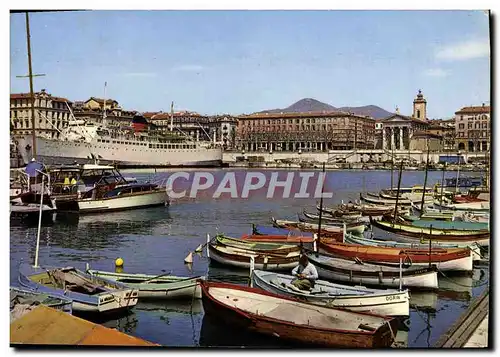 Moderne Karte Nice Le Port Cote D&#39Azur Bateaux