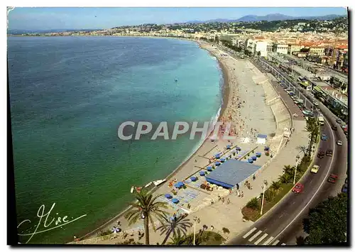 Moderne Karte Nice La Baie Des Anges